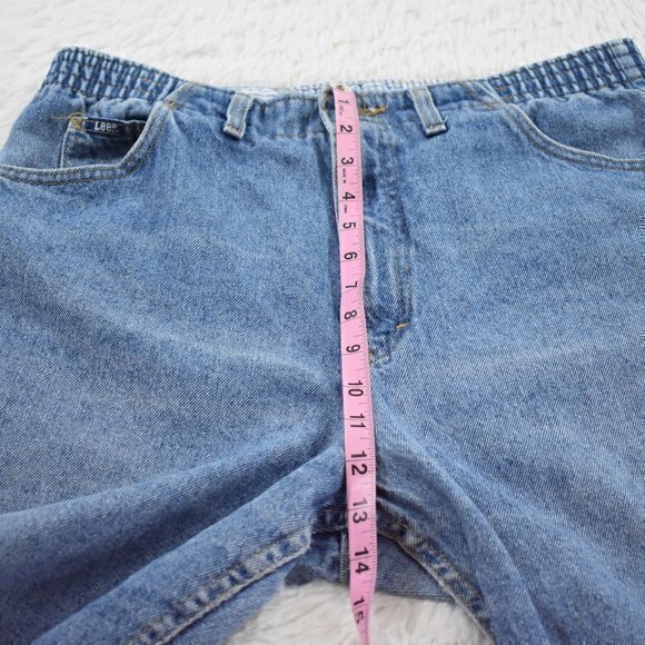 Vintage Lee Jeans Size 14‎ Short Excellent Condition has some wear as pictured - Picture 4 of 8